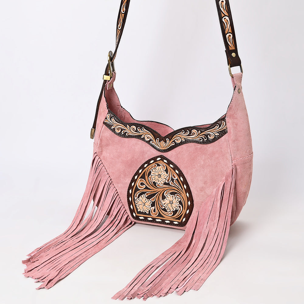 American Darling Crossbody Hand Tooled Genuine Leather