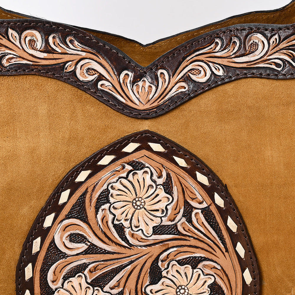 American Darling Crossbody Hand Tooled Genuine Leather