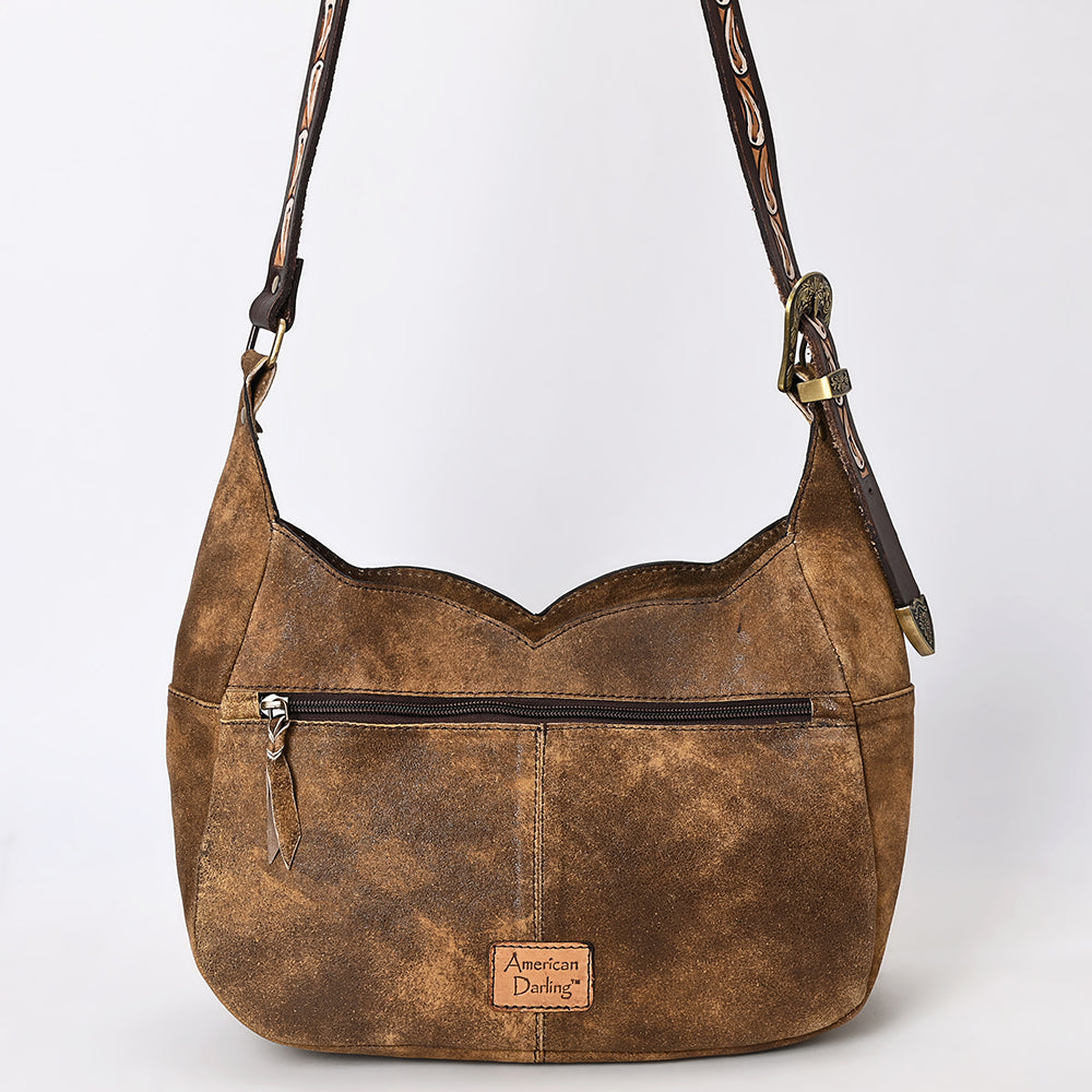 American Darling Crossbody Hand Tooled Genuine Leather