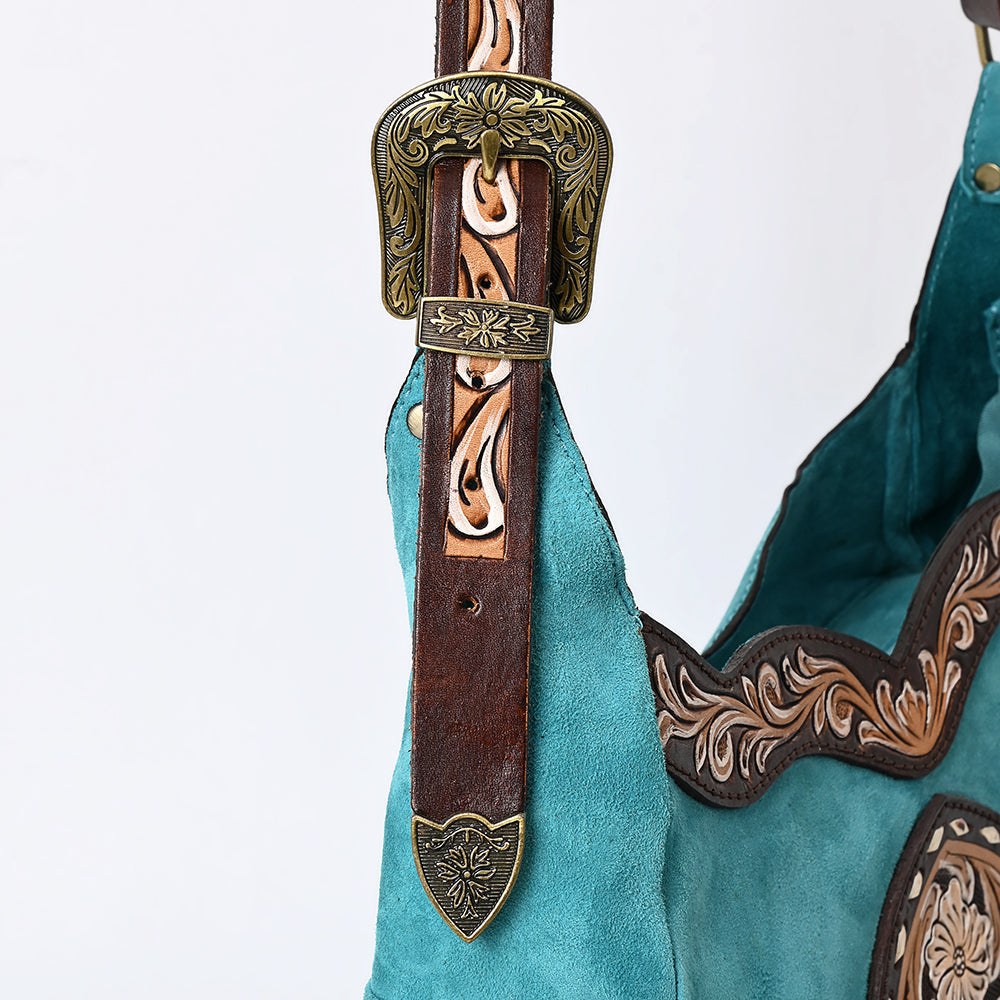 American Darling Crossbody Hand Tooled Genuine Leather