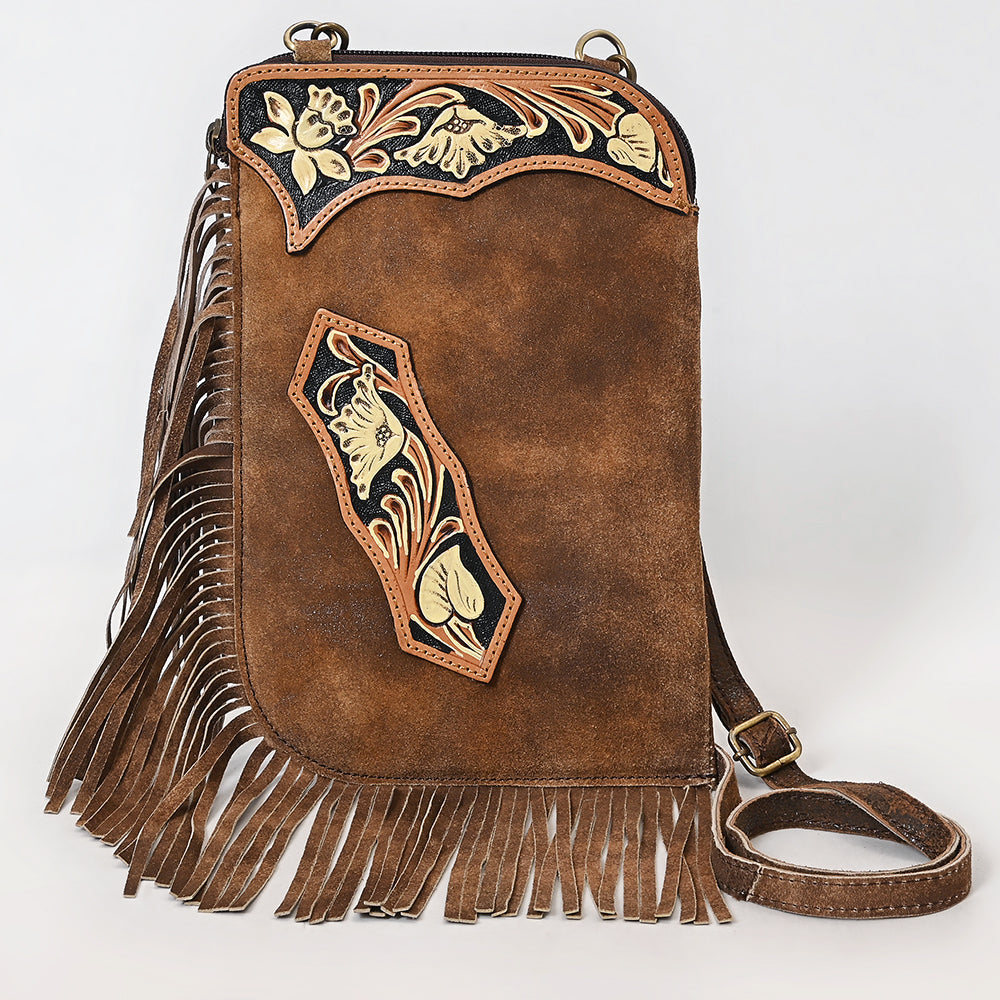 American Darling Chaps Bag Hand Tooled Genuine Leather