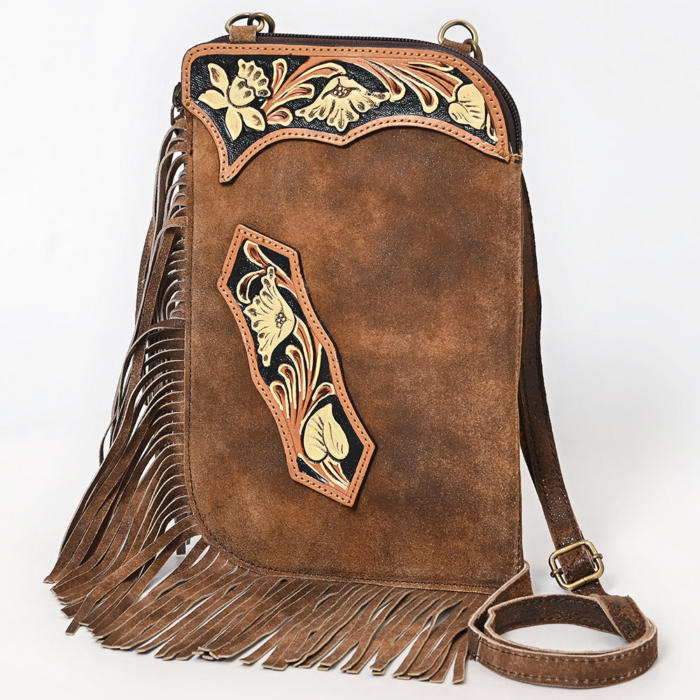 American Darling Chaps Bag Hand Tooled Genuine Leather