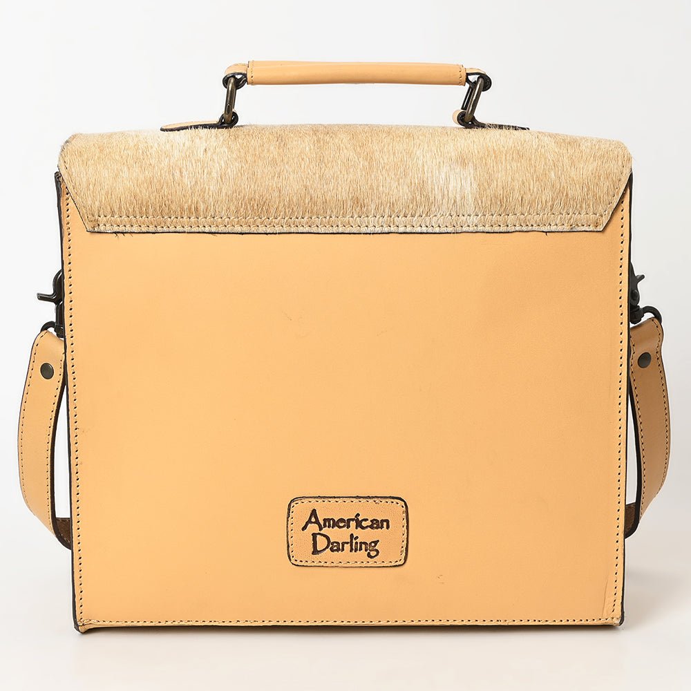 American Darling Hand Tooled Hair-On Genuine Leather