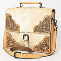 American Darling Hand Tooled Hair-On Genuine Leather