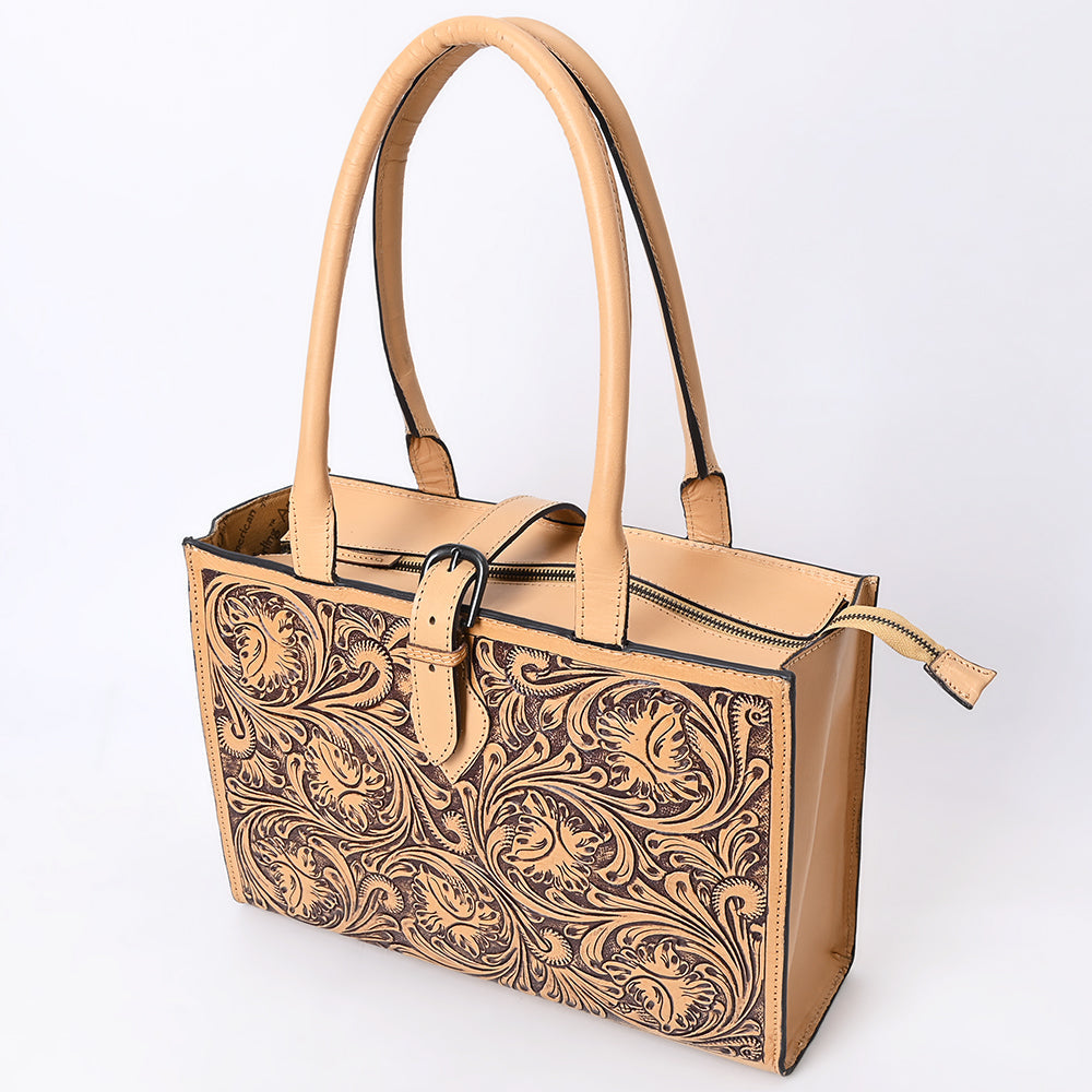 American Darling Hand-Tooled Genuine Leather Bag