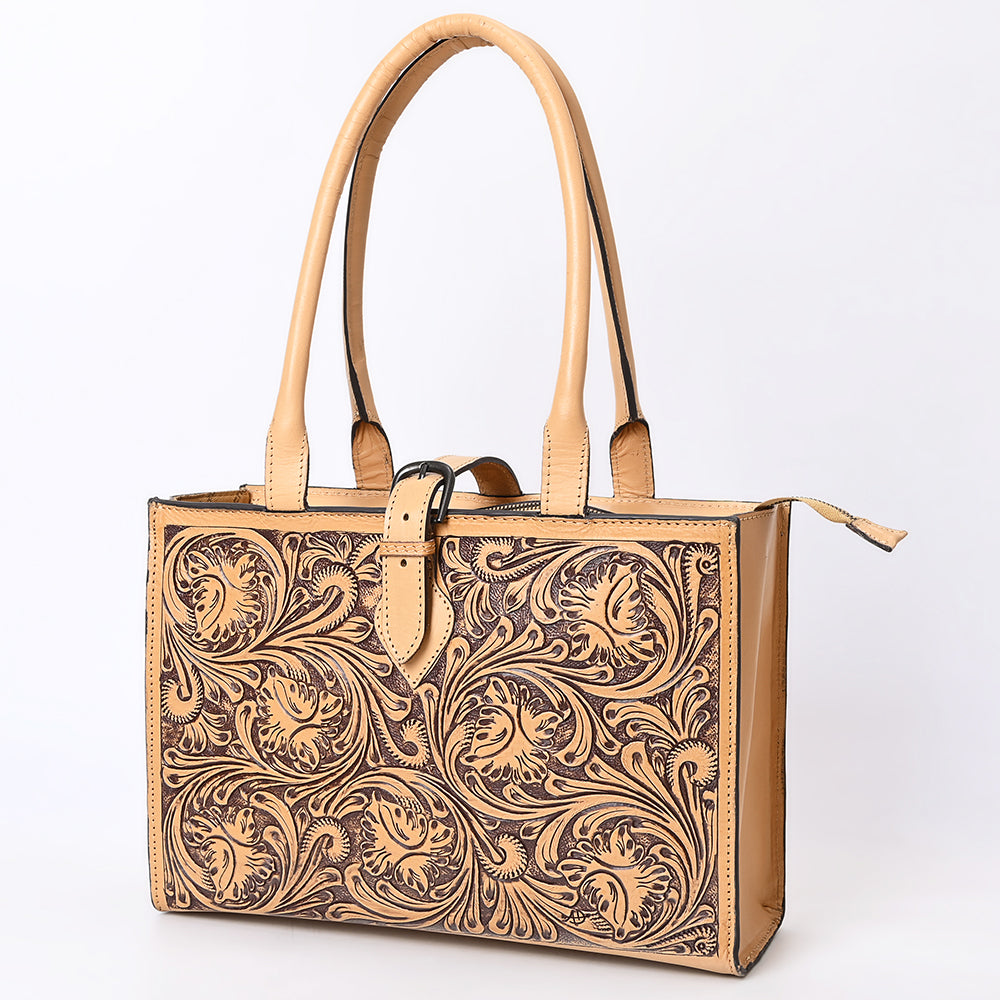 American Darling Hand-Tooled Genuine Leather Bag