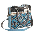 OHLAY Upcycled Wool Canvas Hair-On Genuine Leather Tote