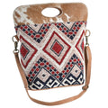 Ohlay Crossbody Upcycled Wool Upcycled Canvas Hair-On Genuine Leather