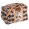OHLAY Upcycled Wool Hair-On Genuine Leather Duffel Bag