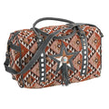 OHLAY Upcycled Wool Hair-On Genuine Leather Duffel Bag