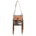 Ohlay Crossbody Upcycled Wool Upcycled Canvas Hair-On Genuine Leather