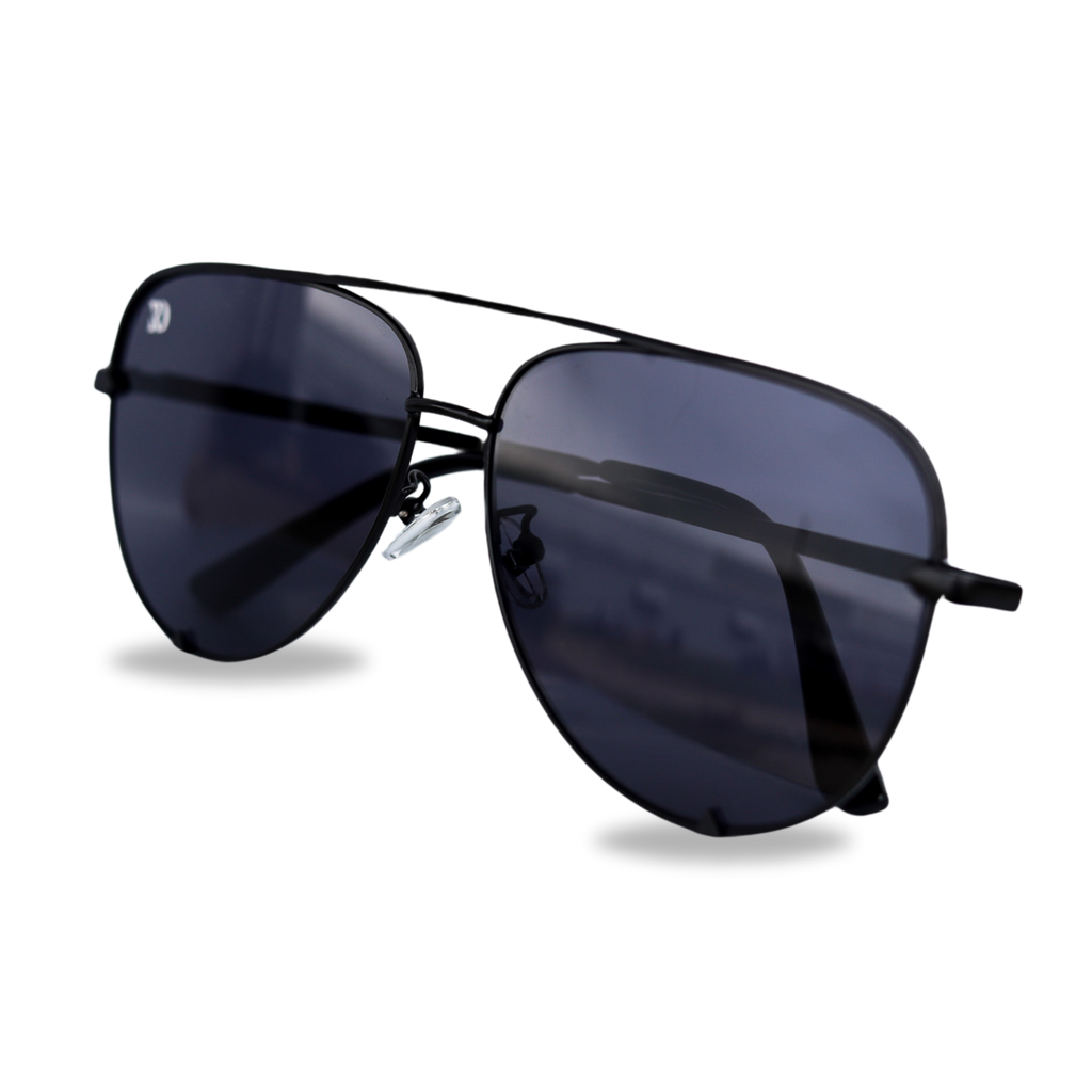 PHOENIX AVIATOR SUNGLASSES | RD (black / black) — view 2