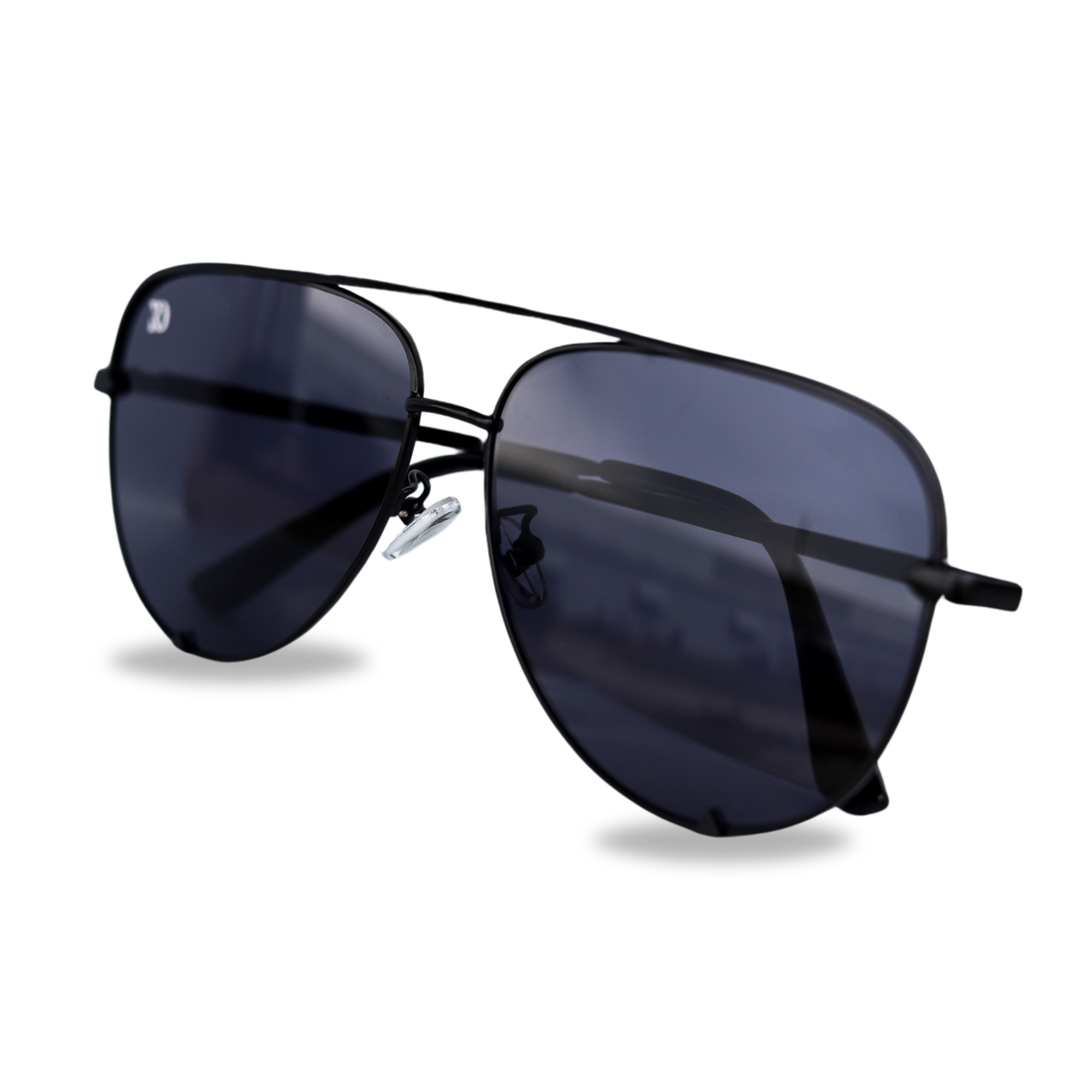 PHOENIX AVIATOR SUNGLASSES | RD (black / black) — view 2