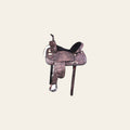 HILASON Western Horse American Leather Flex Tree Trail Saddle Dark Brown | for Horses