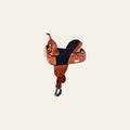 HILASON 15 Treeless Western Trail Barrel Racing American Leather Saddle | Horse for Horses
