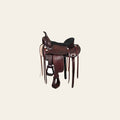 HILASON Western Horse Saddle American Leather Flex Tree Trail & Pleasure Chocolate Brown | for Horses