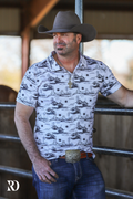 On The Range Men's Performance Polo