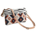OHLAY Upcycled Wool Hair-On Leather Crossbody Bag