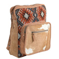 Ohlay Backpack Upcycled Wool Upcycled Canvas Hair-On Genuine Leather