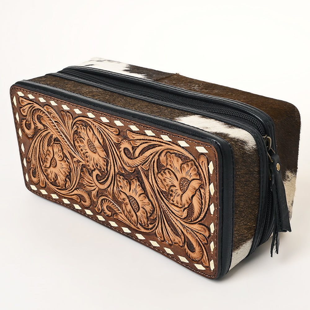 American Darling Hand Tooled Hair-On Genuine Leather