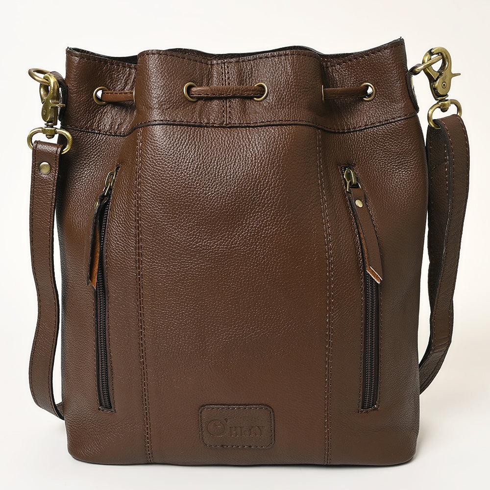 OHLAY Hair-On Leather Bucket Bag
