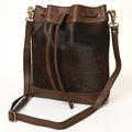 OHLAY Hair-On Leather Bucket Bag