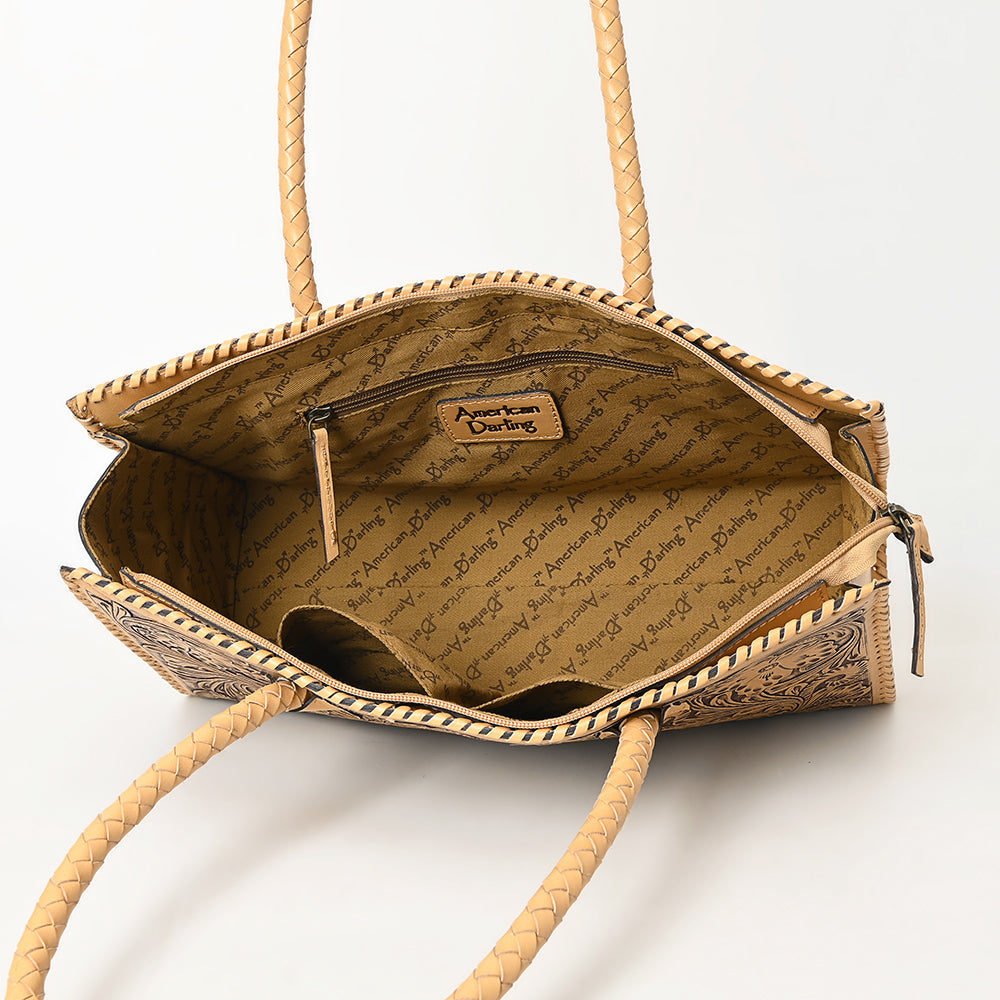 American Darling Hand Tooled Genuine Leather