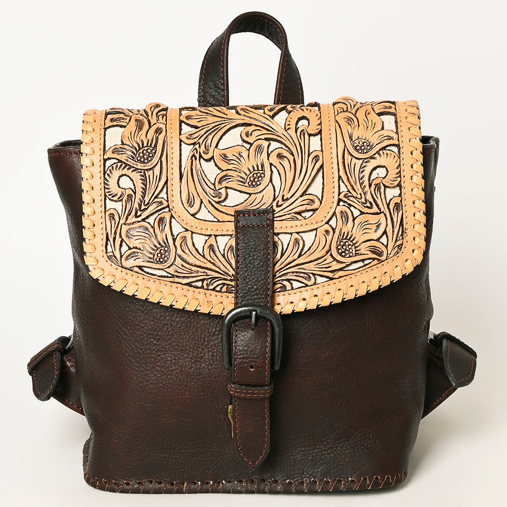 American Darling Backpack Hand Tooled Genuine Leather Western Women Bag Handbag Purse for Laptop School