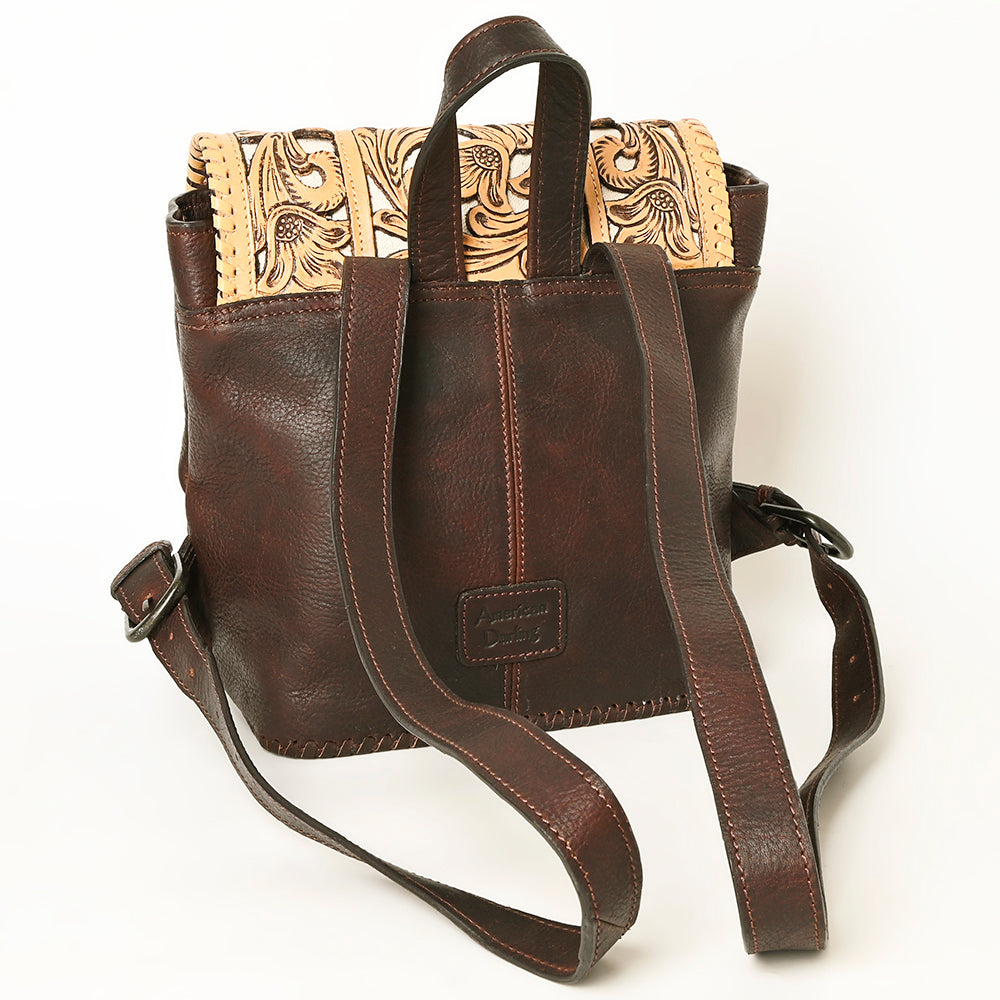 American Darling Hand-Tooled Genuine Leather Bag