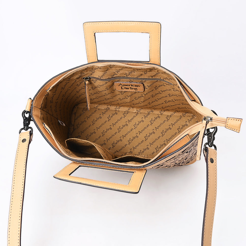 American Darling Hand Tooled Genuine Leather