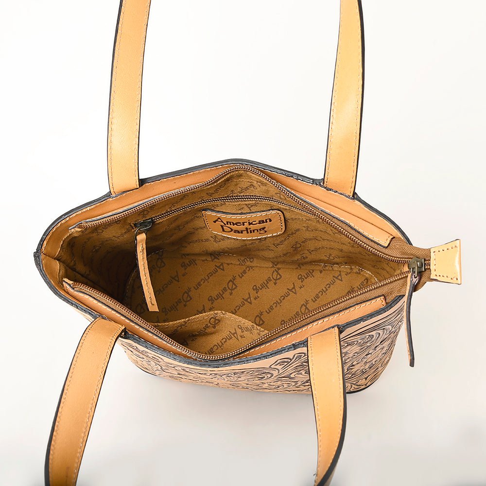 American Darling Hand Tooled Genuine Leather