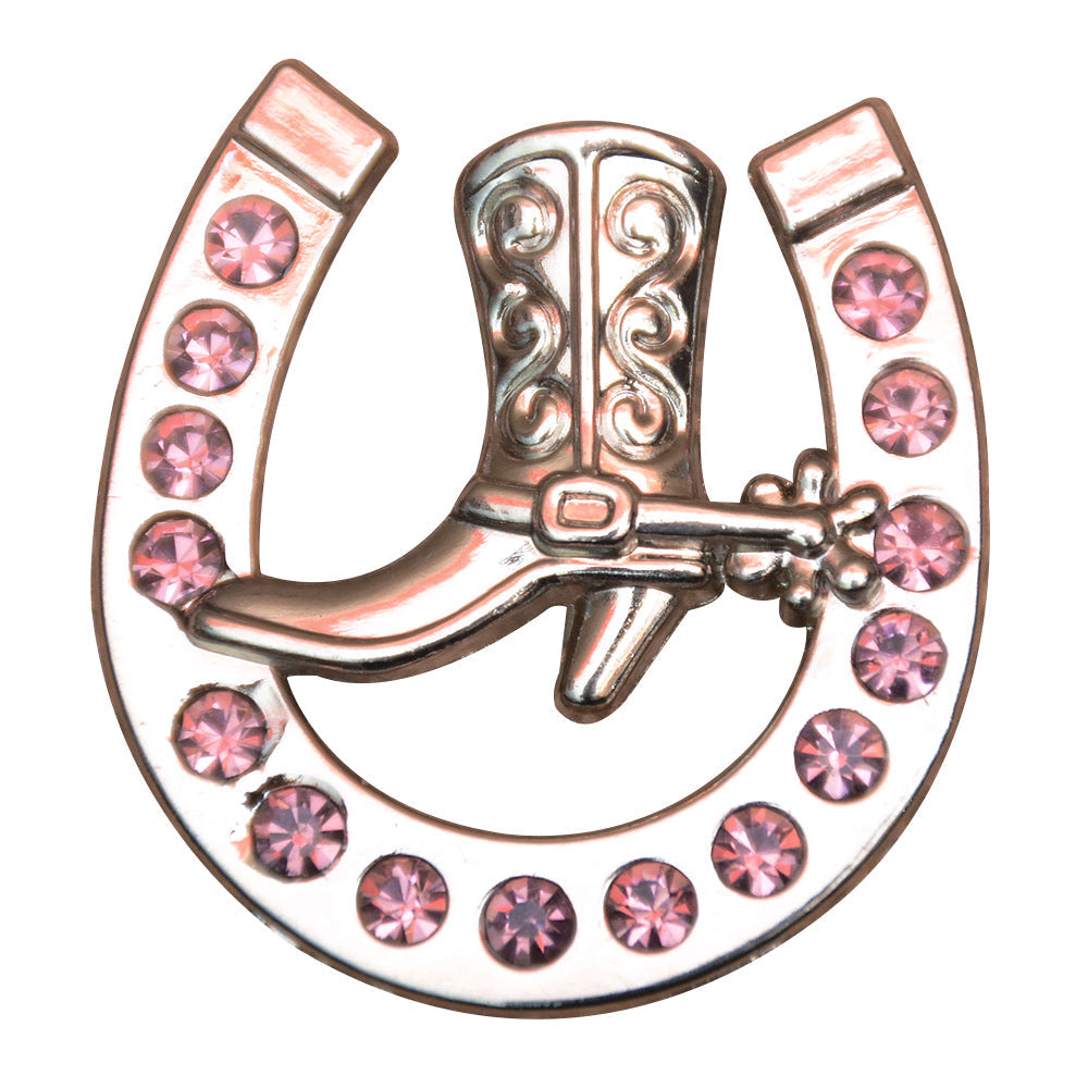Western Screw Back Concho Amethyst Horseshoe Boots Crystals Headstall