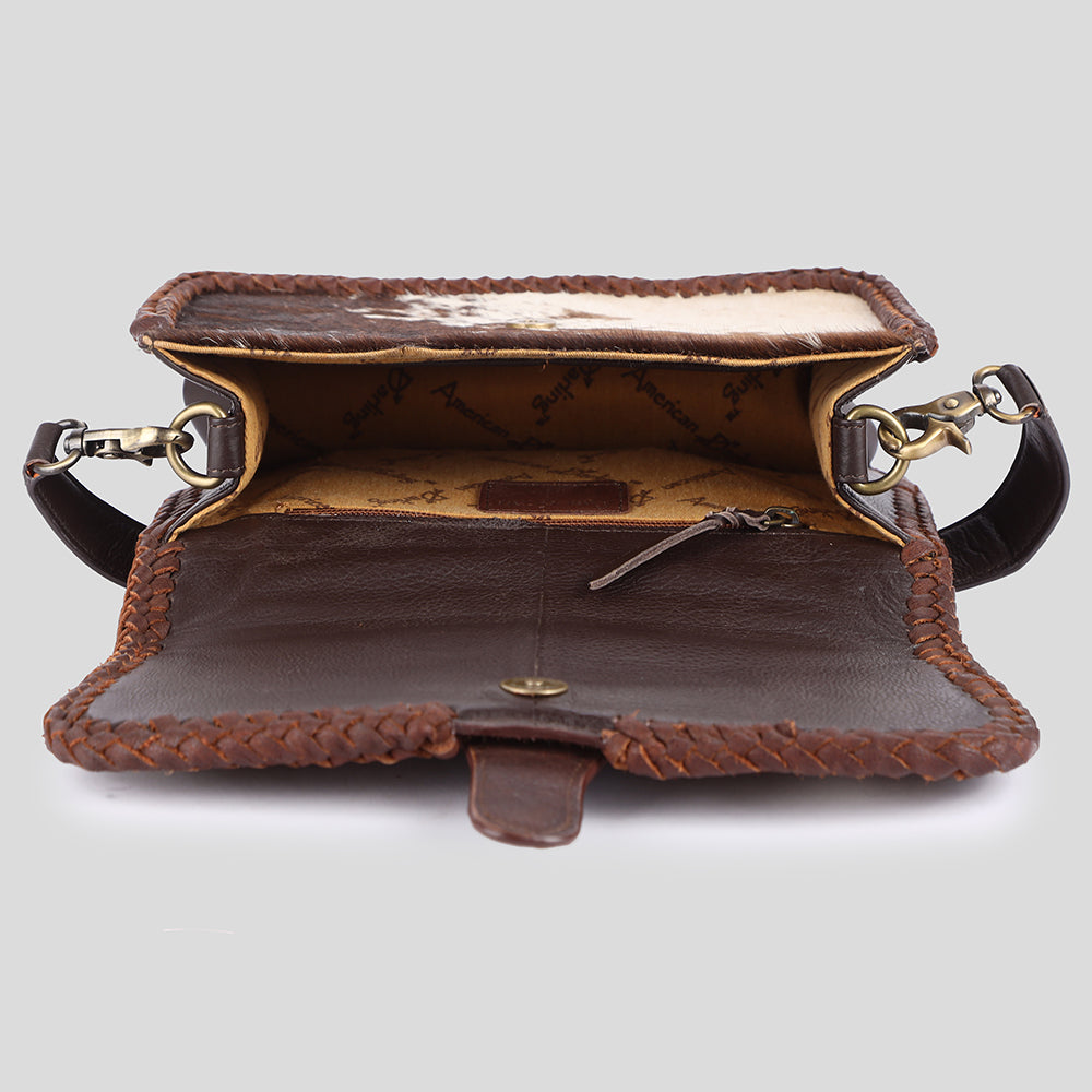 American Darling Hair-On Genuine Leather Hobo Bag