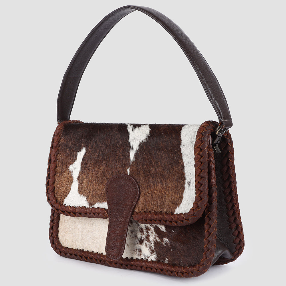 American Darling Hair-On Genuine Leather Hobo Bag