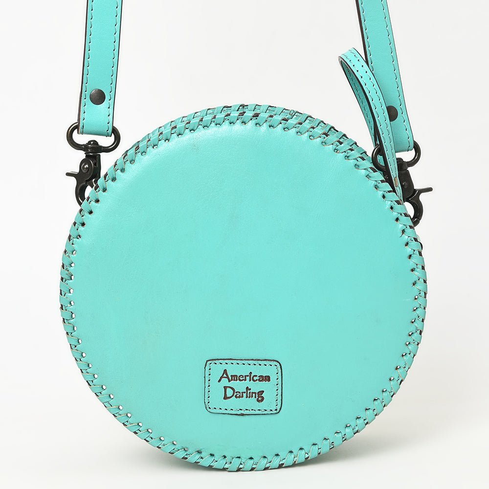 American Darling Canteen Hand Tooled Genuine Leather