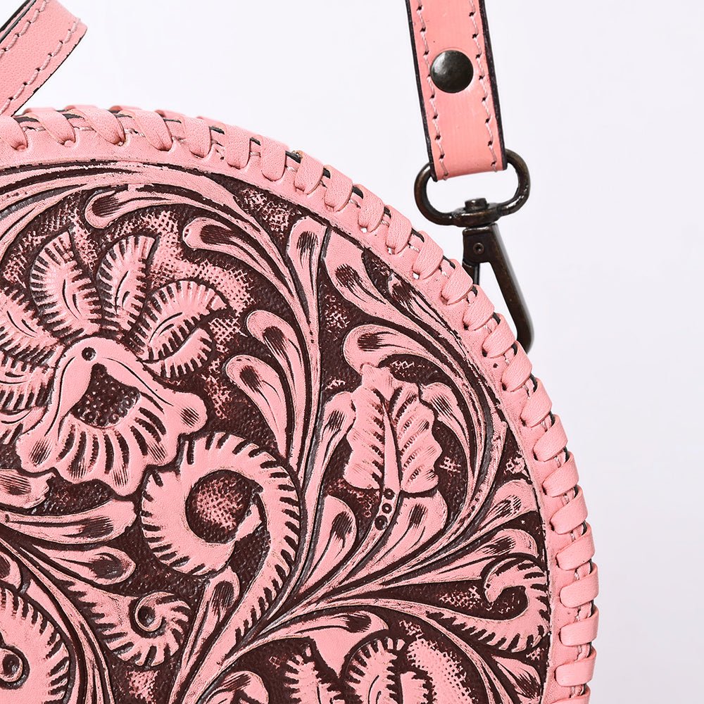 American Darling Canteen Hand Tooled Genuine Leather