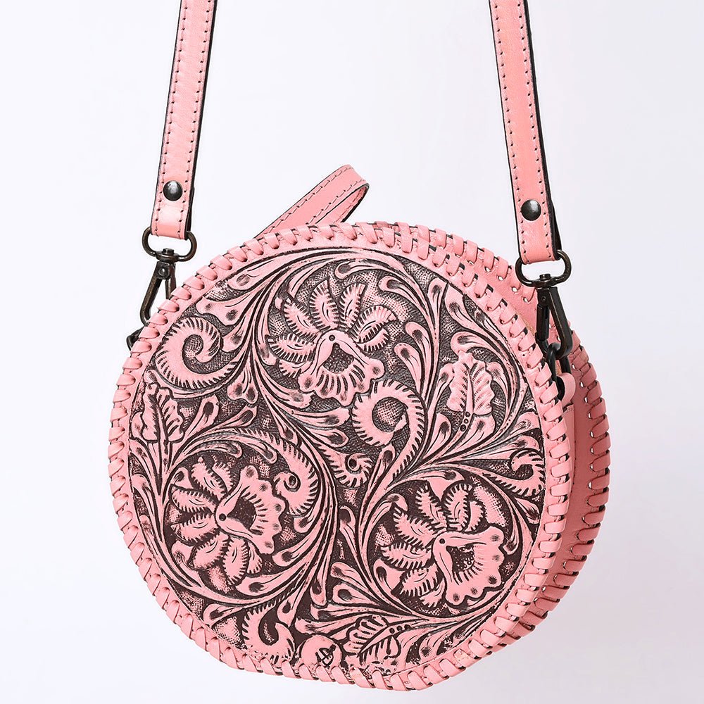 American Darling Canteen Hand Tooled Genuine Leather