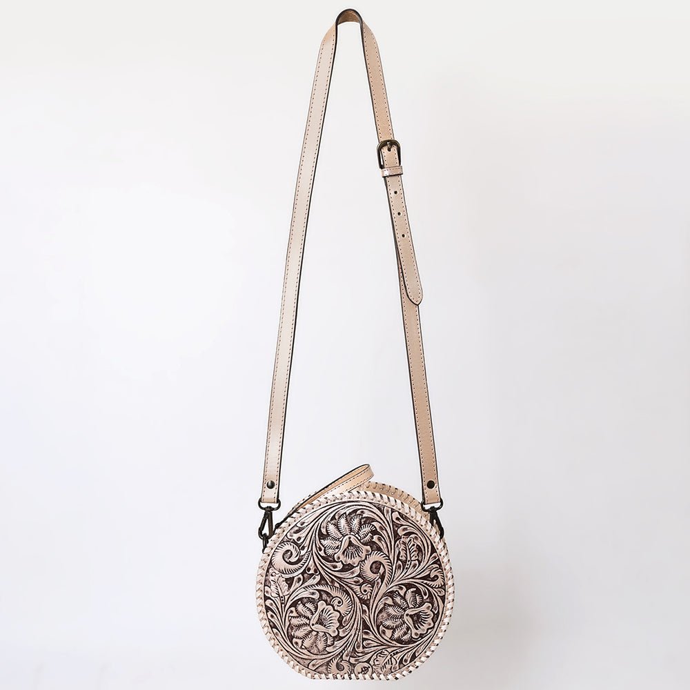 American Darling Canteen Hand Tooled Genuine Leather