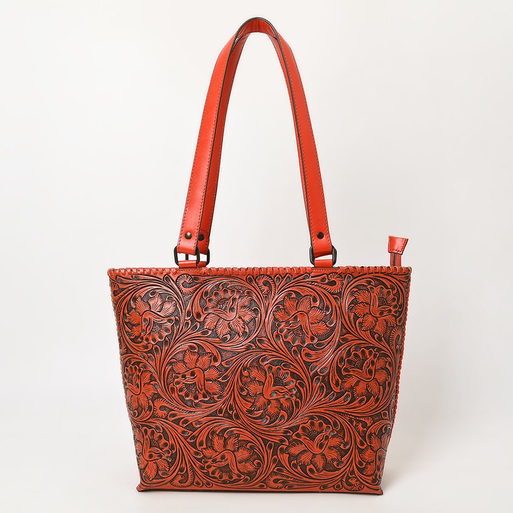 American Darling Hand-Tooled Genuine Leather Tote