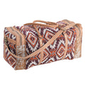 OHLAY Upcycled Wool Hair-On Genuine Leather Duffel Bag