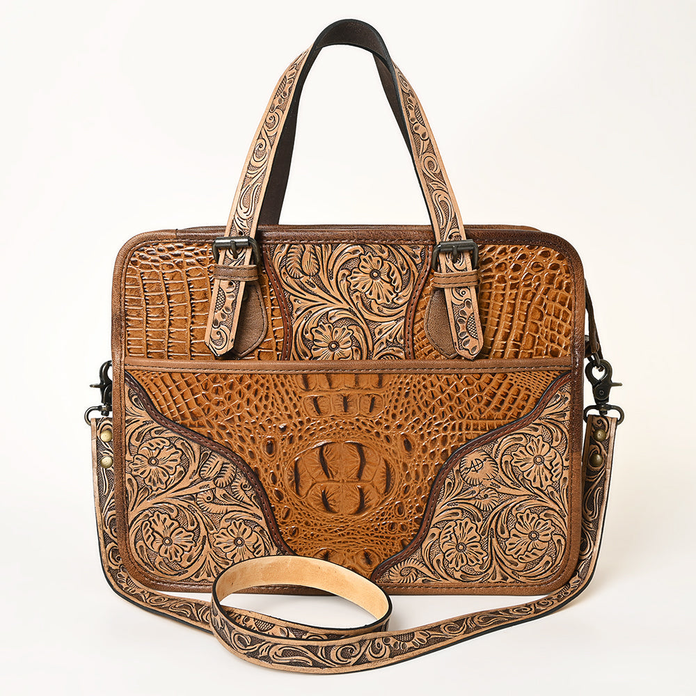 American Darling Small Cross Body Crocodile Embossed Full Grain Leather Western Women Bag Handbag Purse Crossbody Cute