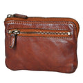 Spaghetti Western Coin Purse Vintage Handmade Drum Dyed Genuine European Cowhide Leather