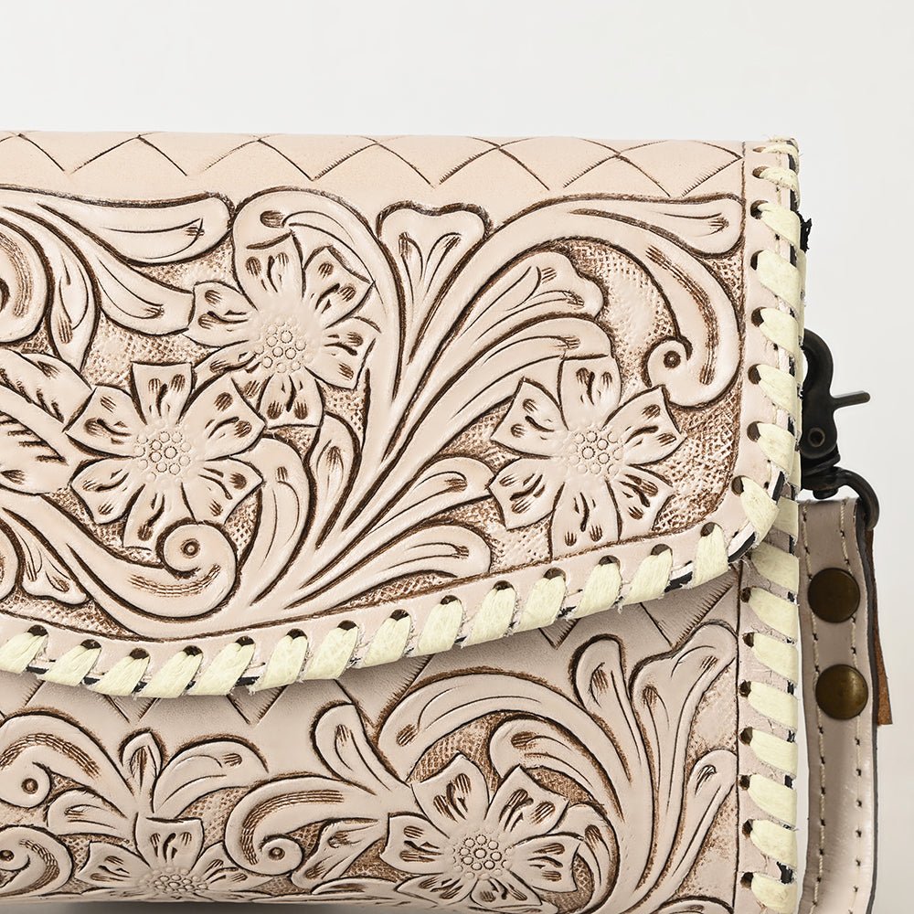 American Darling Wallet Hand Tooled Genuine Leather