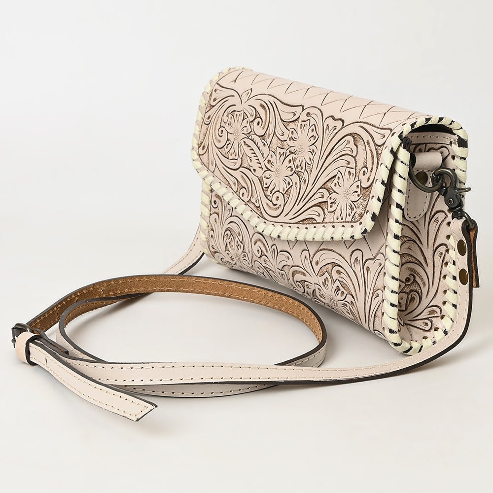 American Darling Wallet Hand Tooled Genuine Leather