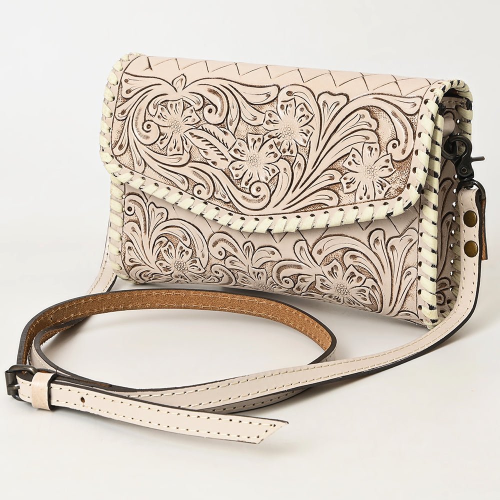 American Darling Wallet Hand Tooled Genuine Leather