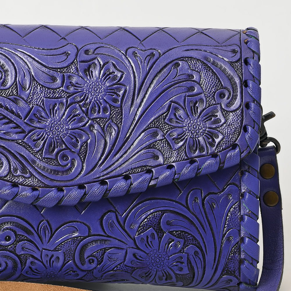 American Darling Wallet Hand Tooled Genuine Leather