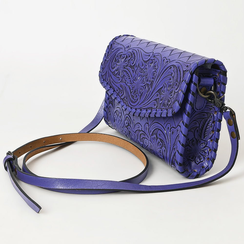 American Darling Wallet Hand Tooled Genuine Leather
