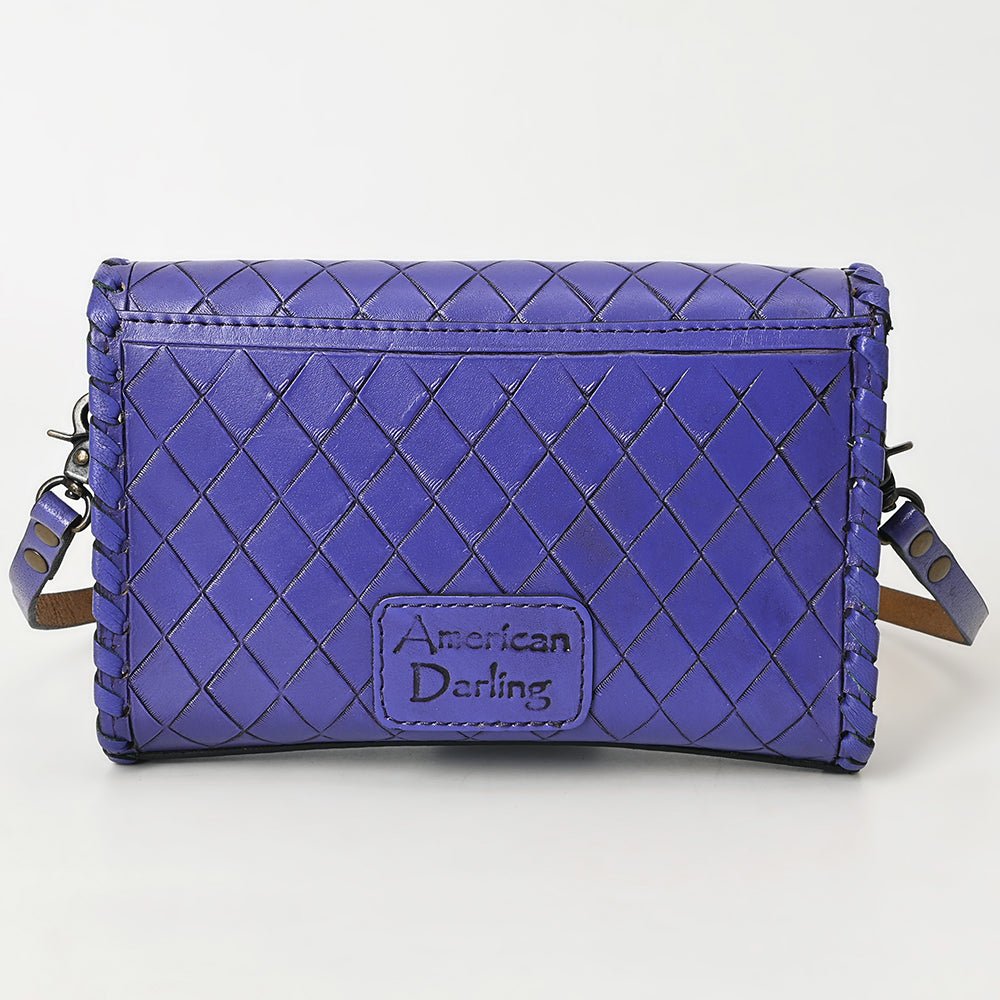American Darling Wallet Hand Tooled Genuine Leather