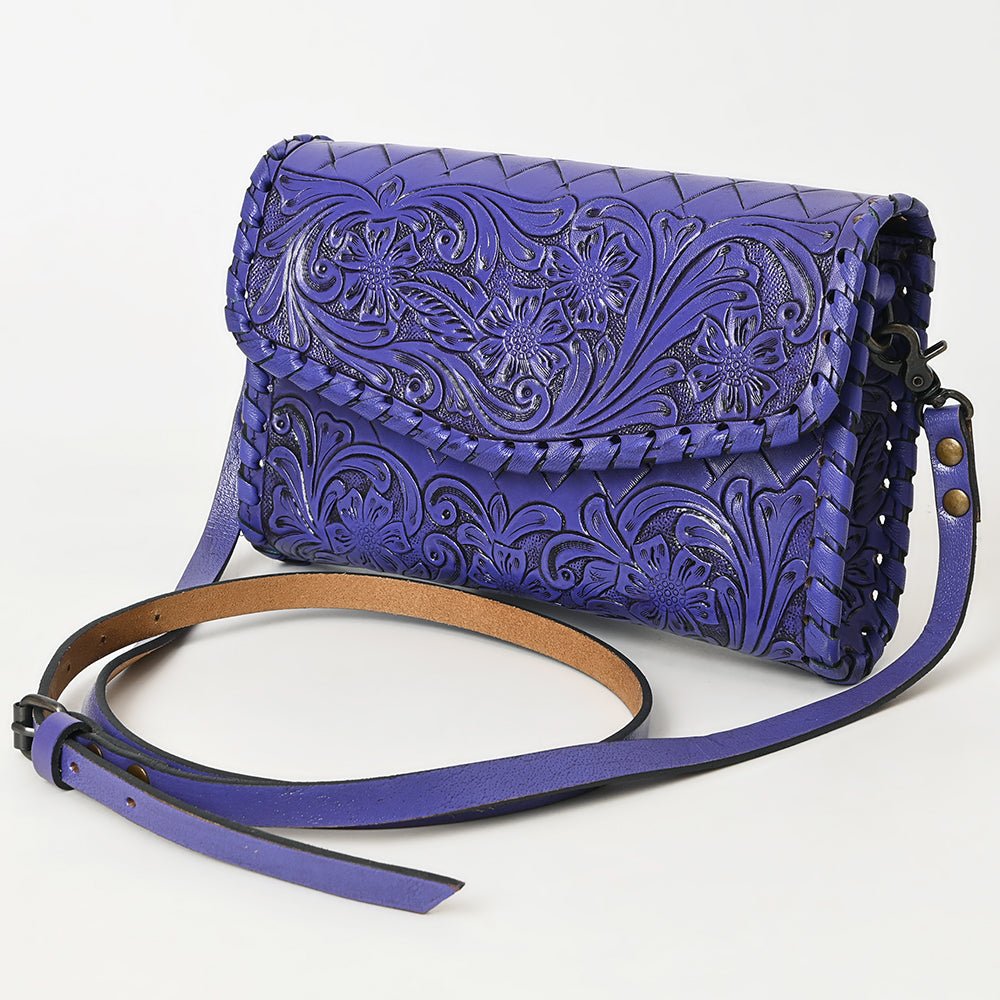 American Darling Wallet Hand Tooled Genuine Leather
