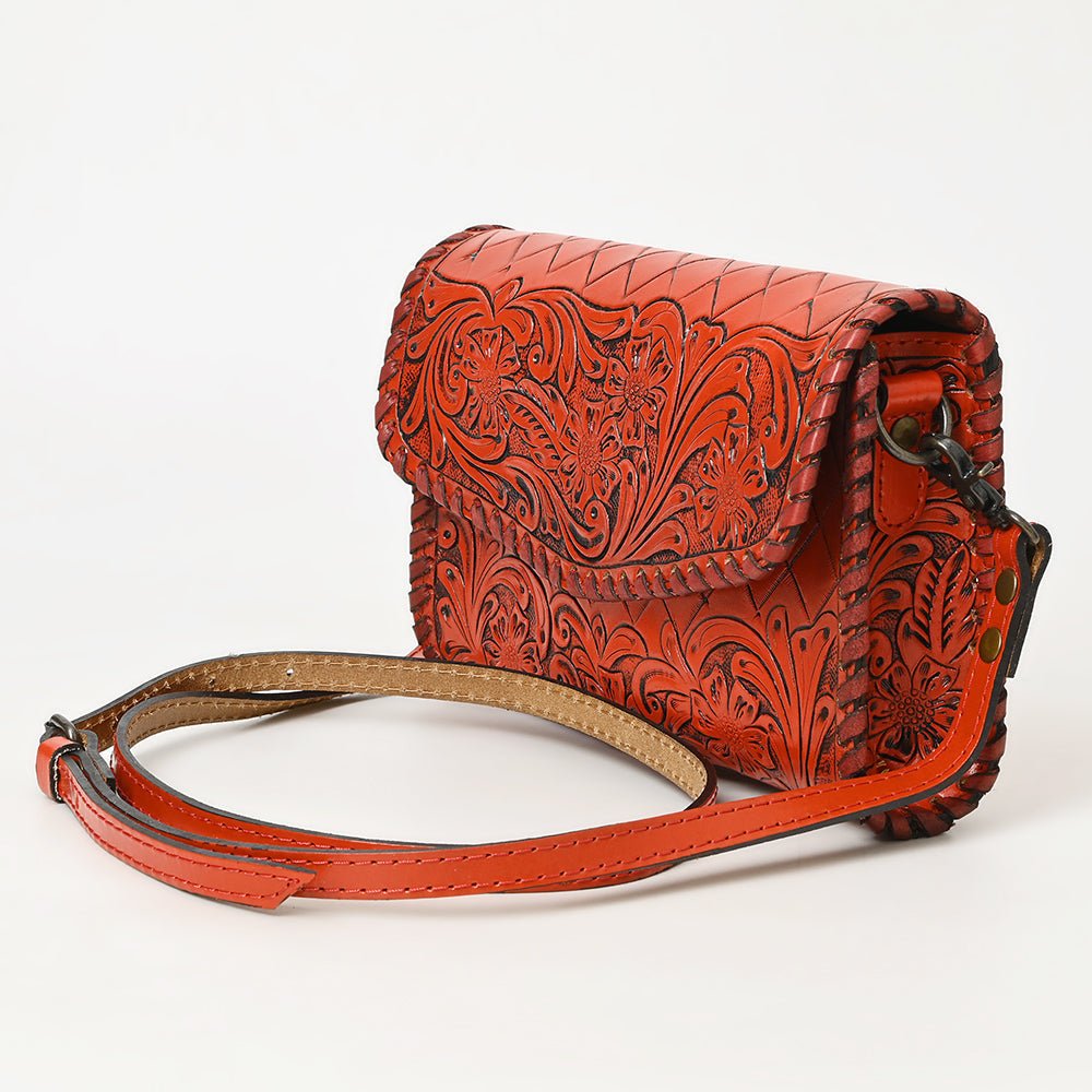 American Darling Wallet Hand Tooled Genuine Leather
